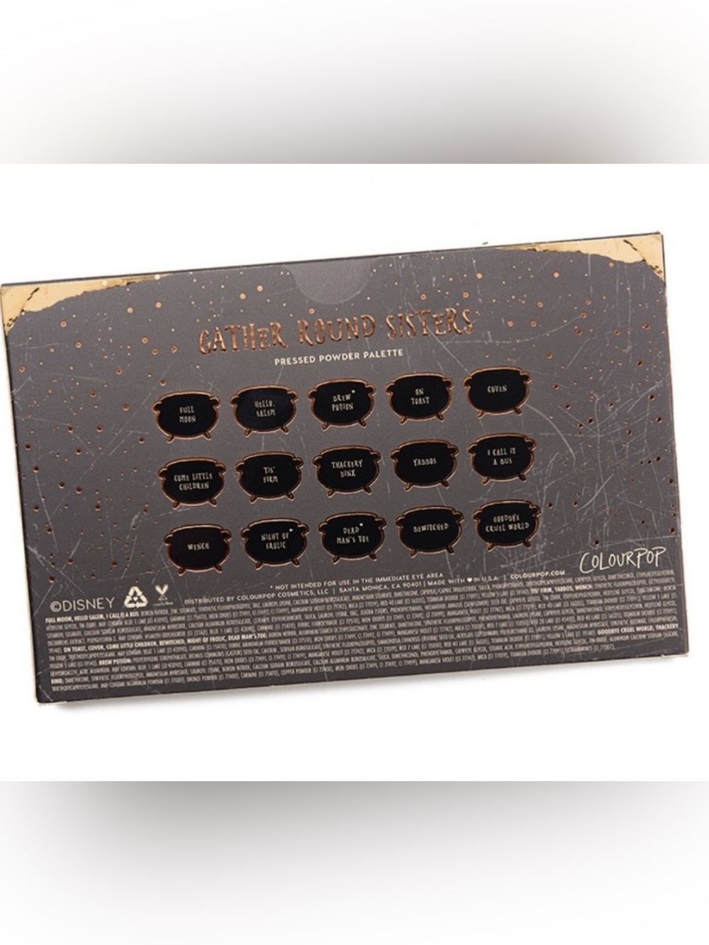 ColourPop x Hocus Pocus Gather Round Sisters Eyeshadow Palette - Picture 2 of 9